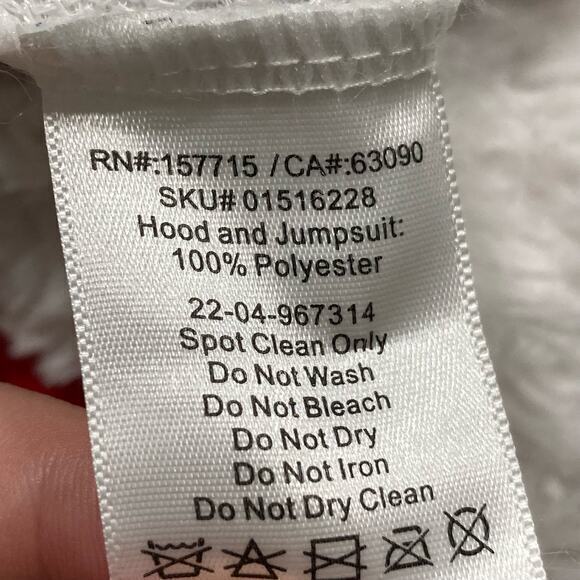 Spirit Halloween Baby Lil Chick Costume‎ 12-18 Months Unisex White Boys Girls - Picture 5 of 13